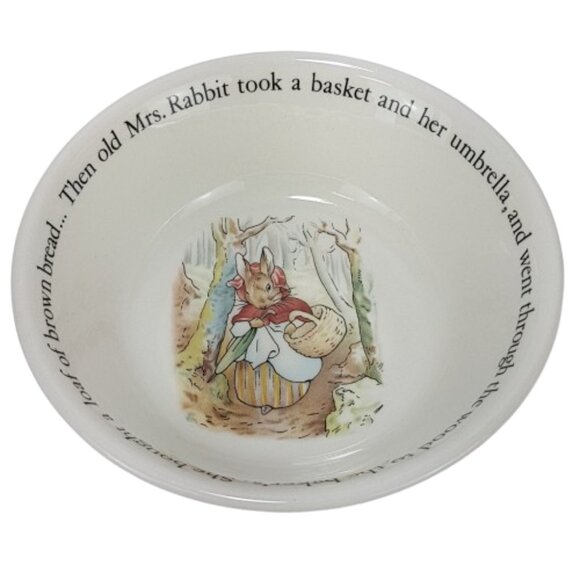 Wedgewood Beatrix Potter 3 piece Childrens Dinnerware Set & 2 Peter Rabbit DVDs - Picture 9 of 16